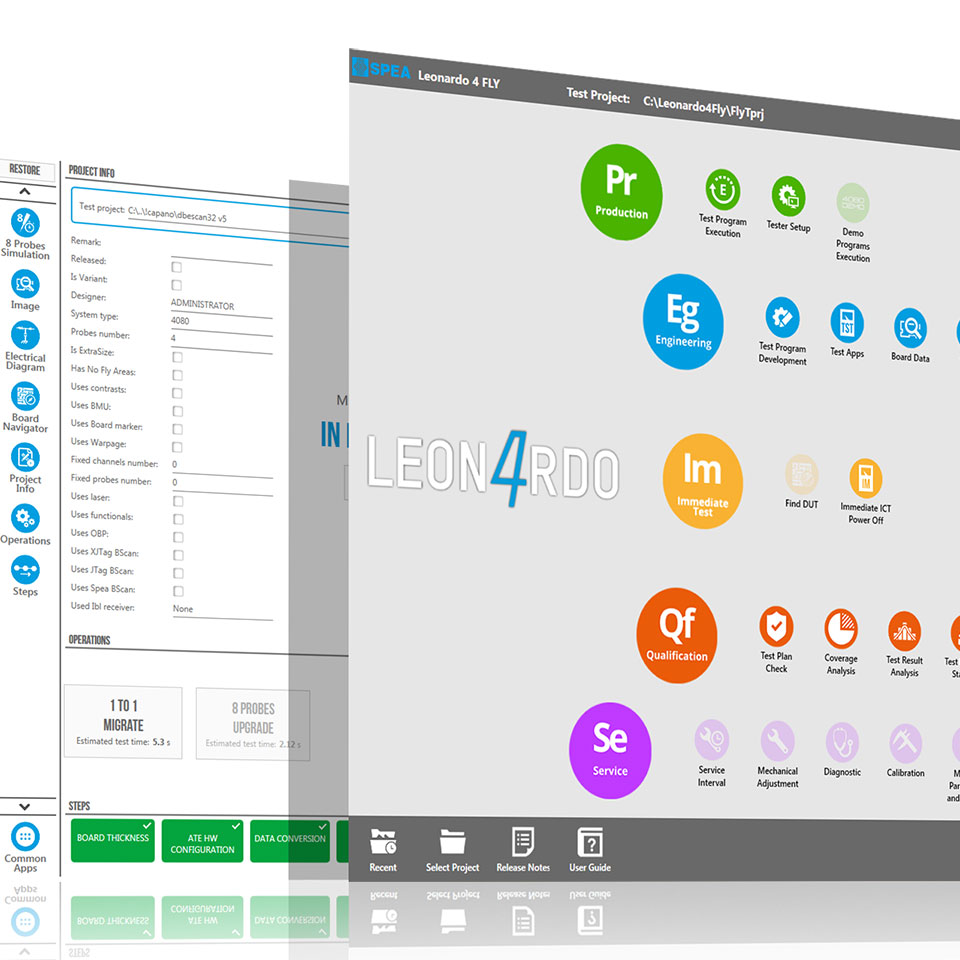 SPEA flying probe tester leonardo