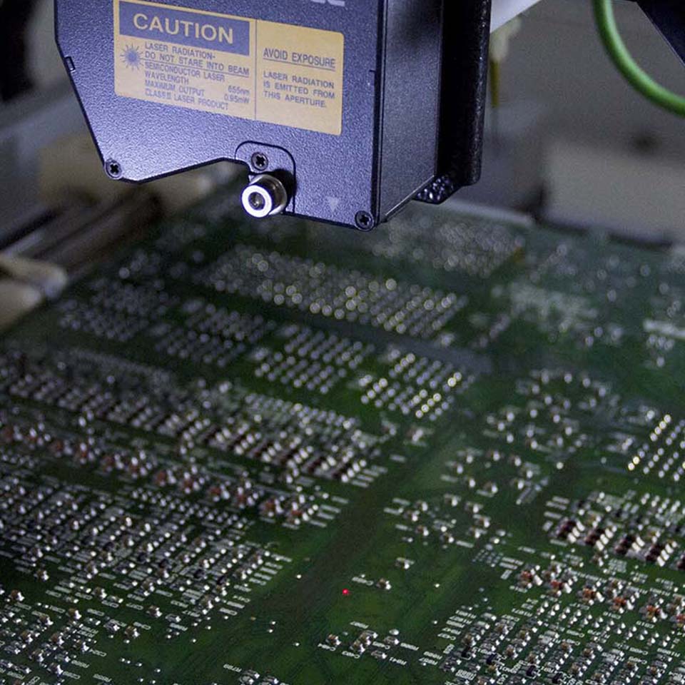 SPEA Flying probe laser test