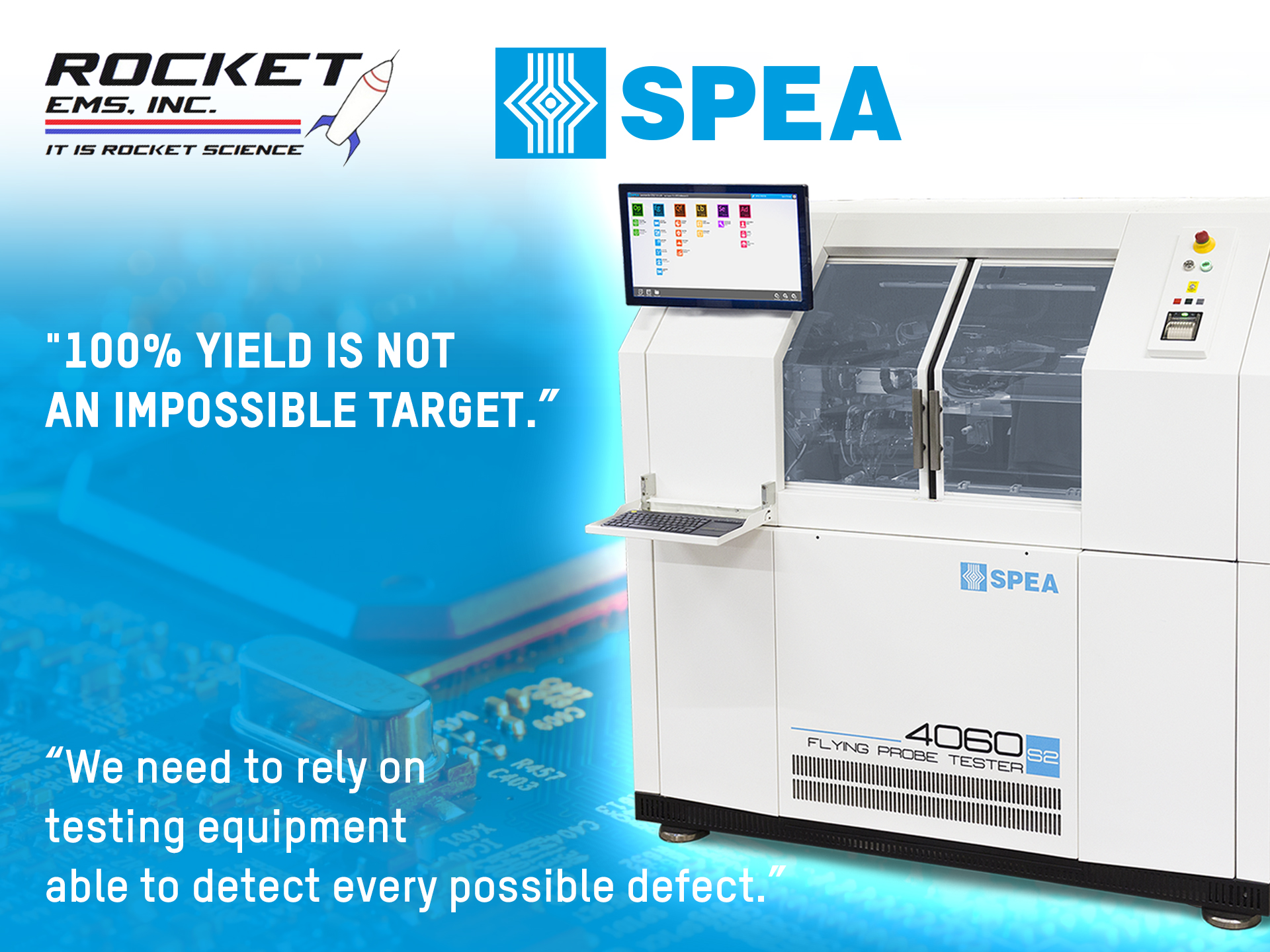 Flying Probe Tester 4060 - Rocket EMS - SPEA