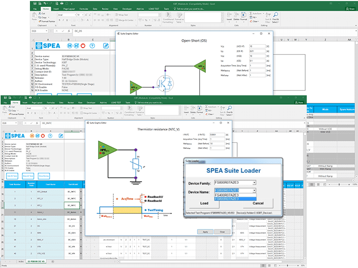 Power Semiconductor Tester - Software - SPEA DOT800T - SPEA
