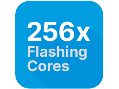 256x Flashing Cores