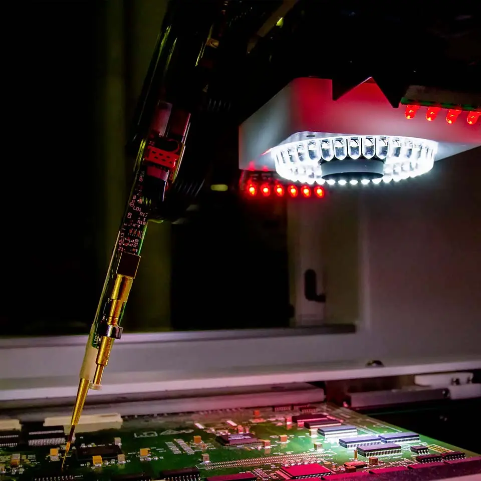 Flying probe test ottico